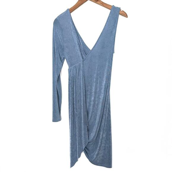 NWT Bump Biddy Maternity Sash One Sleeve Dress Size Small - Picture 4 of 12